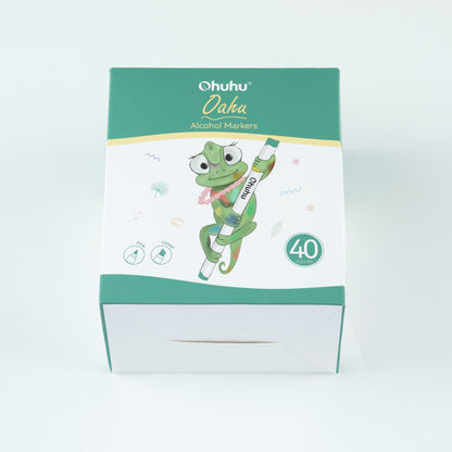 Novo estojo Oahu com 40 cores (ponta fina & chanfrada)