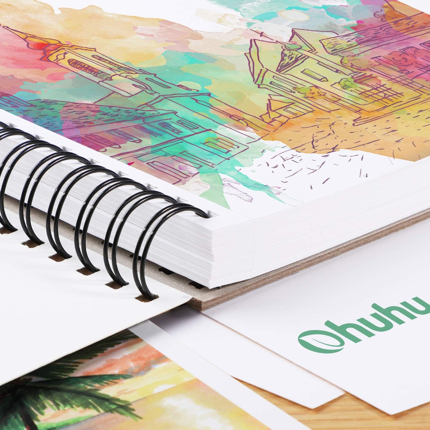 Caderno de desenhos espiral feito para Marcadores à base de alcool