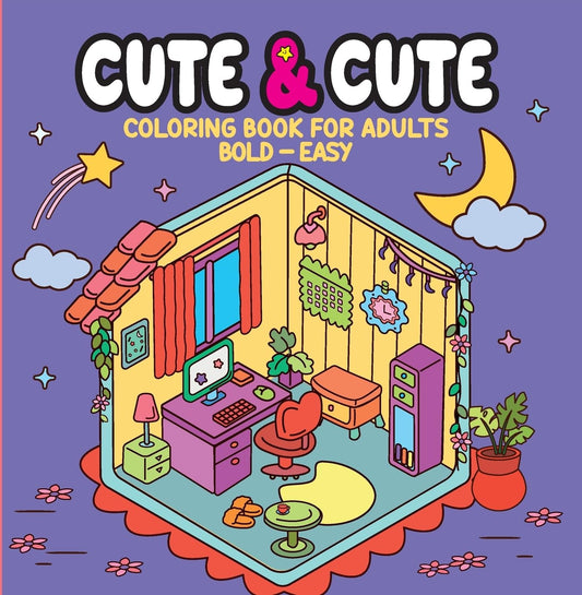 Cute & Cute Coloring Book