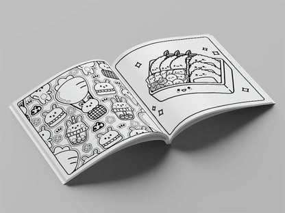 Cute & Cute Coloring Book Lions