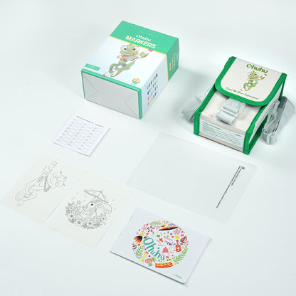 Novo estojo Honolulu- kit 24 cores básicas (ponta Pincel & Chanfrada)