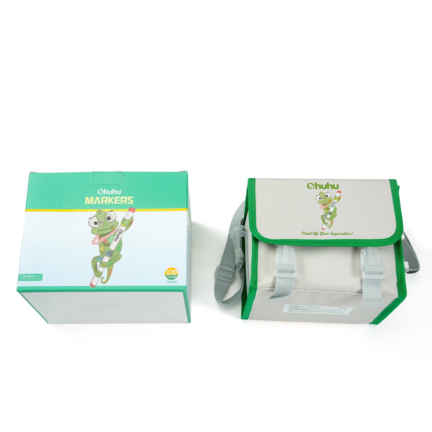 Novo estojo Honolulu com 120 cores (ponta pincel & chisel)