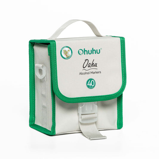 Novo estojo Oahu com 40 cores (ponta fina & chanfrada)